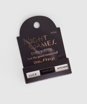 Night Games Dirty Dice - Black