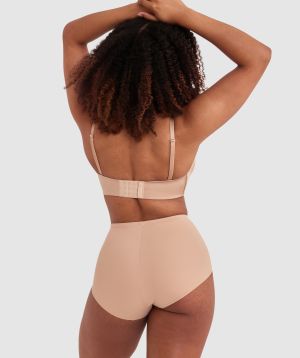 Microfibre Full Brief - Nude