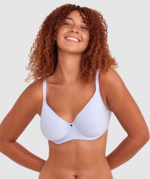 Pure Body Full Cup Bra - Pale Blue