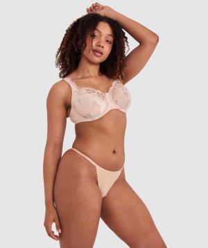 Smooth Comfort String Knicker- Nude