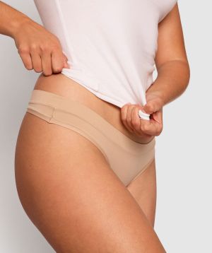 Body Bliss V-String Knicker - Nude