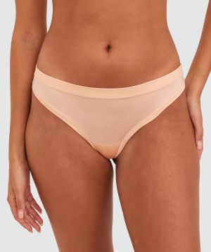 Body Bliss V String - Light Coral