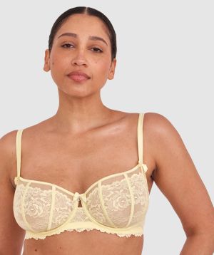 Bethany Underwire Bra-Light Yellow