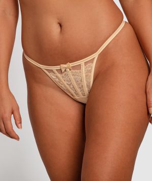 Bethany Mini V Knicker - Light Yellow