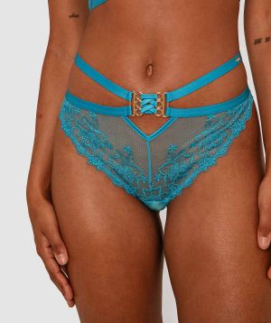 Vamp Eloise Brazilian Knicker - Aqua