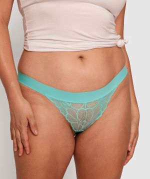 Lucie Tanga Knicker - Aqua