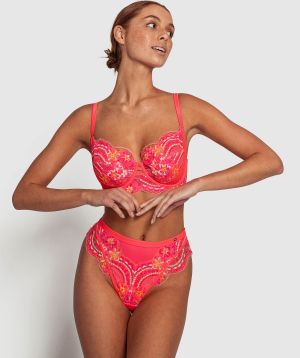 Vamp Stealing Hearts High Waist Brief - Pink