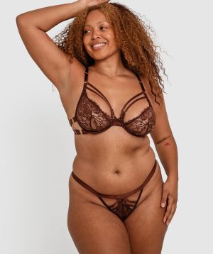 Night Games Good Vibes Soft Cup Underwire & Mini V Set - Nude 6