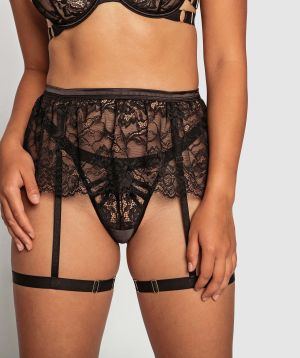 Night Games Good Vibes Suspender - Black