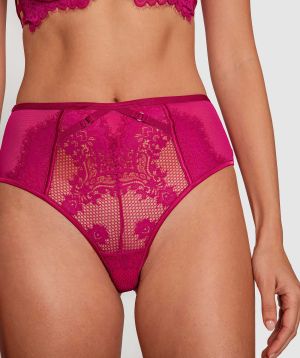 Reyna Highwaist Brief - Magenta