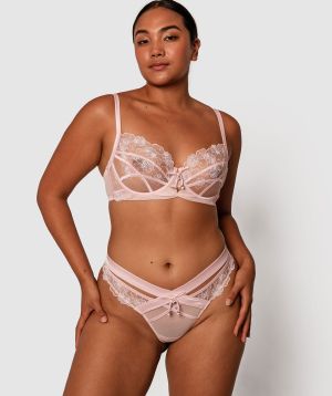Enchanted Blushing Bridal Underwire Bra - Light Pink