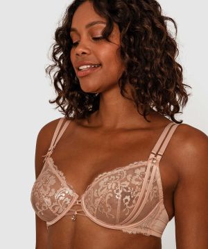Enchanted Goldust Woman Underwire Bra - Gold