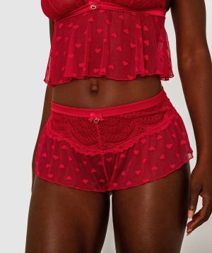 Night Games Love Fool French Knicker - Red