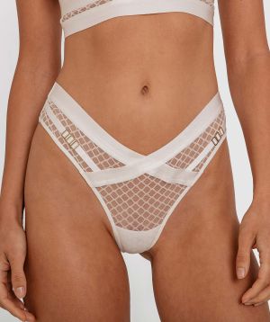 Night Games Utility High Waist Knicker - Ivory