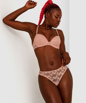 Shelly Push Up Bra - Pastel Pink
