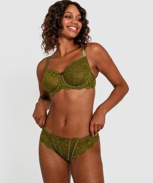 Kaylee Curvy Underwire Bra - Khaki