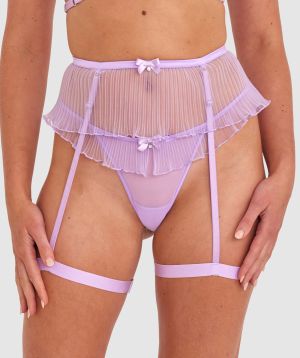 Night Games Com-pleat Me Suspender - Light Purple
