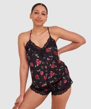 Bethany Cami - Print Floral/Black