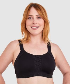 Work It Full Cup Underwire Sports Bra - Black