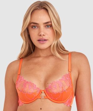 Vamp It's Giving Push Up Bra - Light Coral