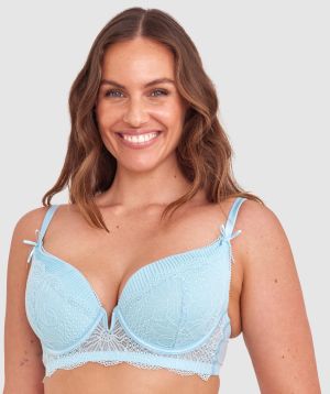 Sable Lightly Lined Bra - Pale Blue