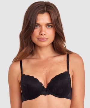 Betsie Push Up Bra - Black