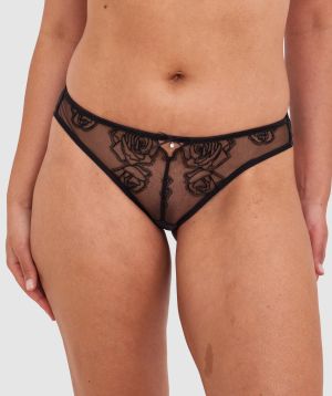 Rosalie Brazilian Knicker - Black