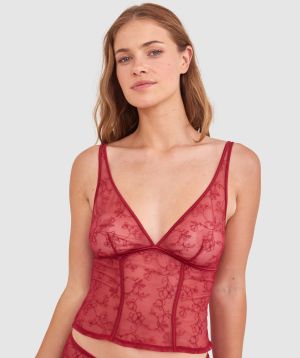 Night Games Fainthearted Cami - Berry