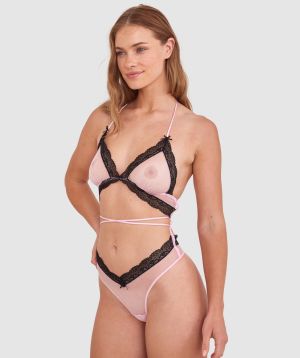 Night Games Whateva Bodysuit - Light Pink