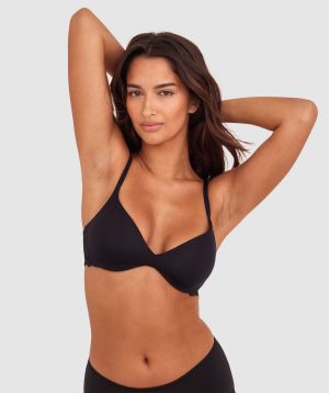 NKD Lightly Lined Relaxed Wire Bra - Black
