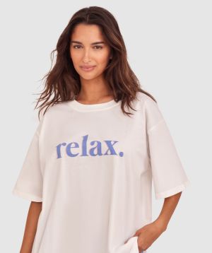 Relax Short Sleeve Tee - Ivory
