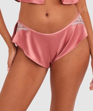 Night Games Bare All French Knicker - Rose/Lilac