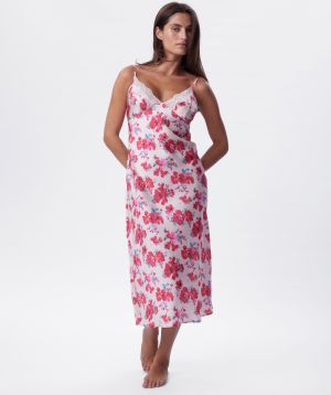 Lola Long Slip - Print Floral