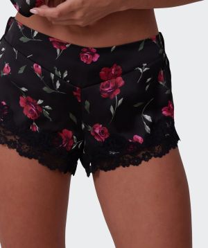 Bethany Short - Print Floral/Black