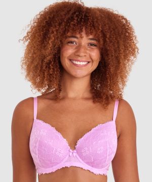 Betsie Lightly Lined Bra - Light Purple