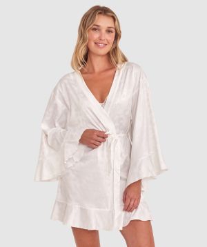 Rosalie Short Wrap - Ivory