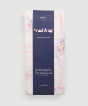Bouquet Bras Large Washbag - Print Floral