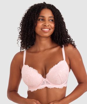 Frankie Lightly Lined Bra - Light Pink