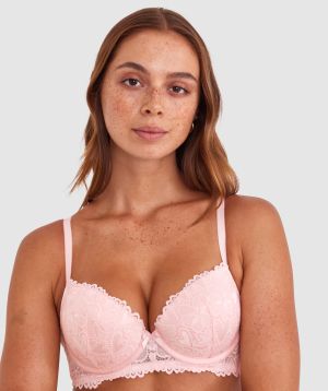 Frankie Push Up Bra - Light Pink