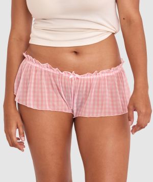 Dorothy French Knicker - Print Check/Pink