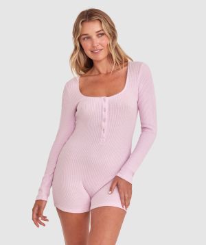Raquel Romper - Light Pink