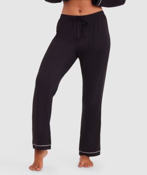Emilia Long Pant - Black/White