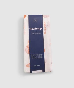Peaches Regular Washbag - Print/Light Orange