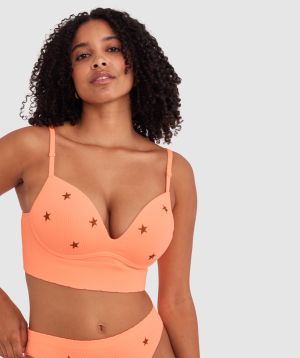 Jessie Push Up Wirefree - Orange