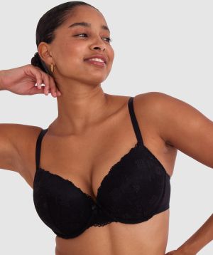Betty Push Up Bra - Black