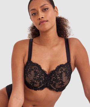 Sienna Full Cup Sapphy - Black/Nude