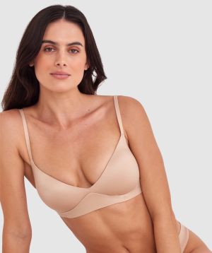 Body Bliss Plunge Wirefree Push Up - Nude 2