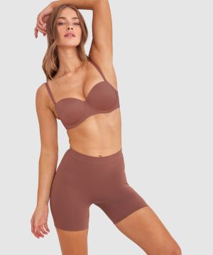 Maidenform Mid Waist Thigh Slimmer - Brown