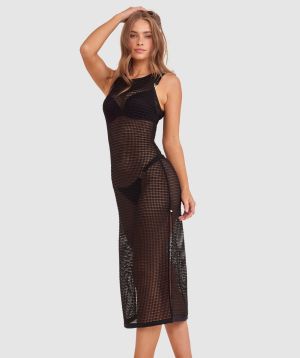 Ride It Cowgirl Resort Slip - Black