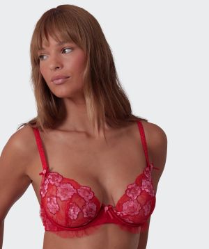 Enchanted Everlasting Unlined Bra - Red